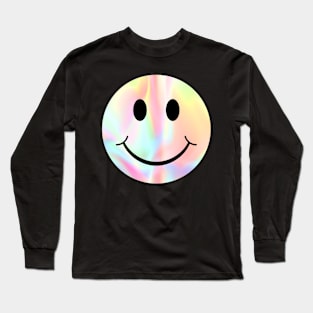 Happy trippy face Long Sleeve T-Shirt